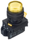 Idec YW1L-A2E10QM3Y Illuminated Pushbutton Switch YW Series SPST-NO On-Off 240 V Yellow