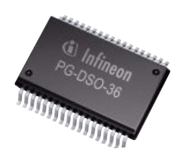 Infineon TLE7368EXUMA3 Power Management IC 45V Supply 3 LDO Regulators Regulated Outputs SOIC-36