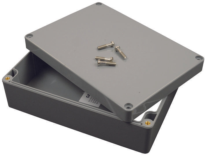 BUD Industries PN-1324-DG. Enclosure Junction BOX Plastic Gray