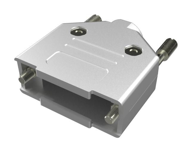 Amphenol Communications Solutions 8655AZET1A11KLF 8655AZET1A11KLF D Sub Backshell DE 180&Acirc;&deg; Metallised Plastic Body