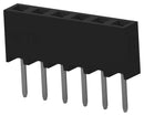TE Connectivity 2314878-6 PCB Receptacle Board-to-Board 2 mm 1 Rows 6 Contacts Through Hole Mount Right Angle