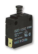Omron Electronic Components D2D-1002 Safety Interlock Switch D2D SPST-NC Quick Connect Solder 250 V 16 A