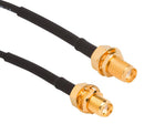 Amphenol RF 135113-02-24.00 Cable Assy SMA Blkhd JACK-JACK 24" New