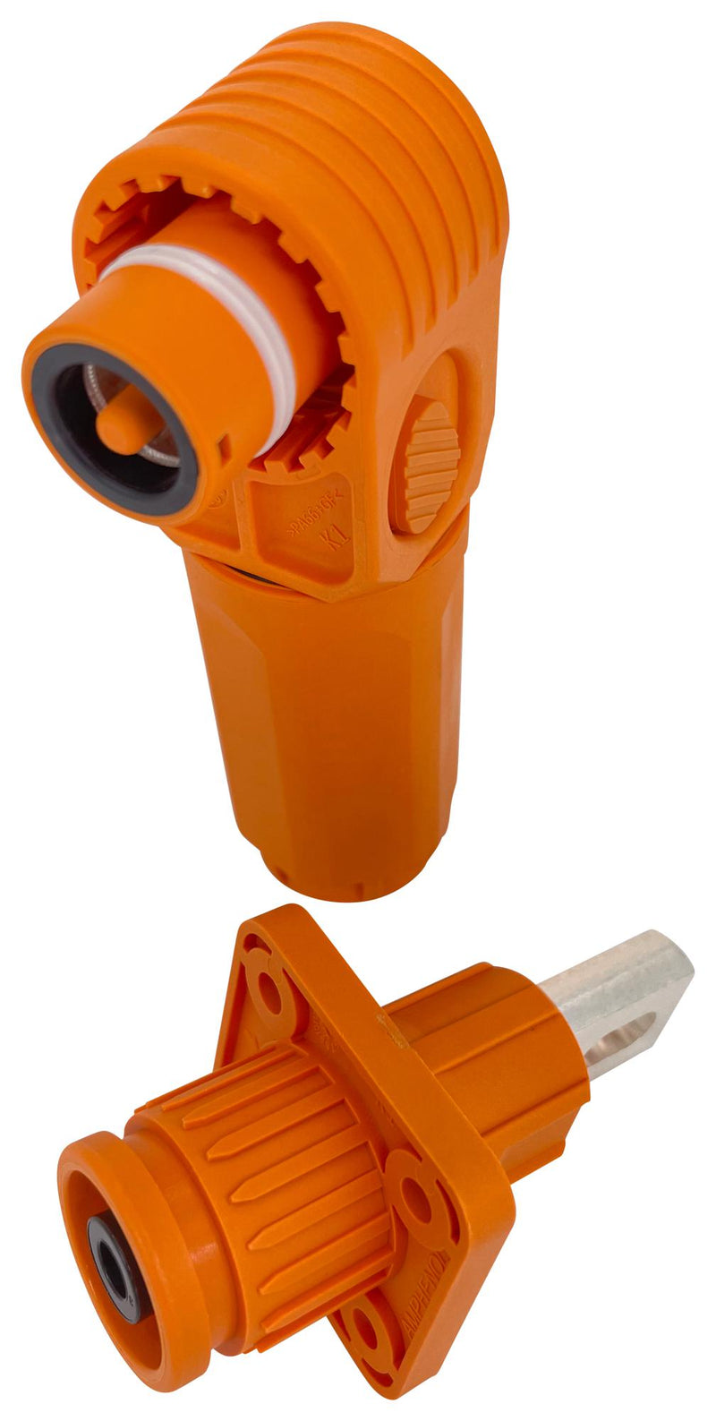 Amphenol Industrial SLPHPC95BSO1 High PWR Conn R/A Plug Crimp 350A/ORG