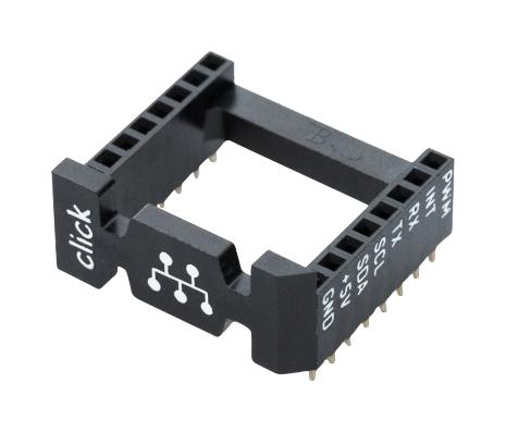 Mikroelektronika MIKROE-4247 IC &amp; Component Socket Through Hole 16 Contacts DIP 2.54 mm Mikrobus Series 22.86 New