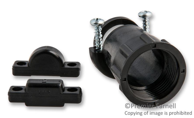 AMP - TE CONNECTIVITY 206966-9 CIRCULAR CABLE CLAMP, SIZE 13, PLASTIC