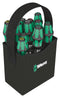 Wera 05004313001 Screwdriver Set Phillips Pozidrive Slotted Kraftform Plus Quiver Hook&Loop Strip 11 Piece