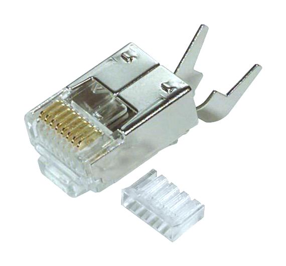 L-COM TDS8PC5 Modular Connector RJ45 Plug 1 x (Port) 8P8C Cat5e Cable Mount New
