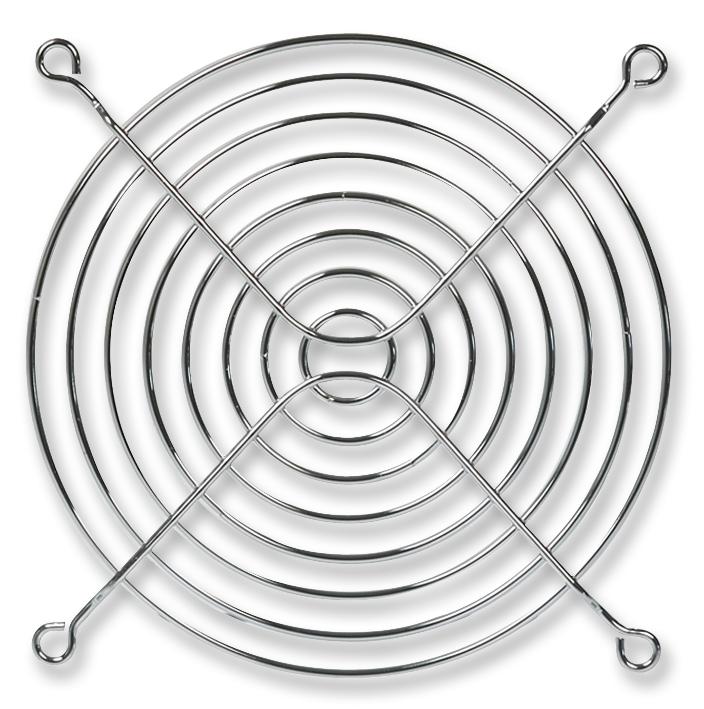 Multicomp PRO MC34227 Fan Finger Guard Grille Steel - Wire Form 127mm Axial Fans 113.3 mm Black