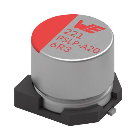 Wurth Elektronik 875105945001 Polymer Aluminium Electrolytic Capacitor 4.7 &Acirc;&micro;F 100 V Radial Can - SMD 0.1 ohm New