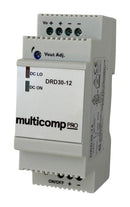 Multicomp PRO MP-DRD30-12 MP-DRD30-12 Isolated DIN Rail Mount DC/DC Converter ITE 4:1 30 W 1 Output 12 V 2.5 A