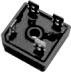 ON SEMICONDUCTOR/FAIRCHILD GBPC1202 BRIDGE RECTIFIER, SINGLE PHASE, 12A, 200V QC