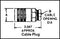 AMPHENOL AEROSPACE 165-34 CIRCULAR CONNECTOR, PLUG, 5 POSITION, CABLE