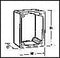 POMONA 3753 BOX, SHIELDED, ALUMINIUM, BLUE