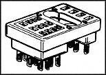 POTTER&BRUMFIELD - TE CONNECTIVITY 27E212 RELAY SOCKET