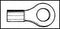 HOFFMAN PRODUCTS WS1210-5HT TERMINAL, RING TONGUE, #10, CRIMP