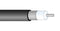 HUBER+SUHNER 22510040 Coaxial Cable RG174 / RG174/U 2.55mm 50ohm 100m