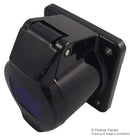 WALTHER 410306SW 16A 240V Industrial Socket - IP44 Black