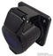 WALTHER 410306SW 16A 240V Industrial Socket - IP44 Black