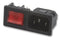 BULGIN BZM27/Z0000/59B Power Entry Connector, POLYSNAP Series, Plug, 250 VAC, 10 A, Panel Mount, Quick Connect