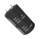 Kemet ELH107M400AQ2AA Electrolytic Capacitor 100 &micro;F 400 V ELH Series 2000 Hours @ 85&deg;C &plusmn; 20% Quick Connect Snap-In