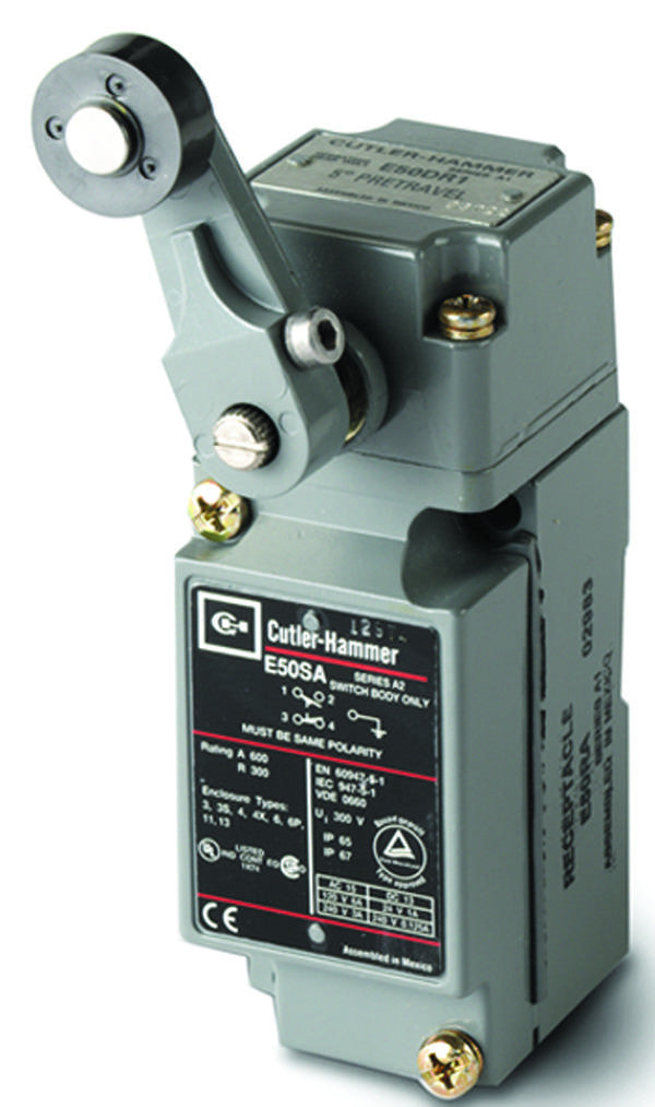 EATON CUTLER HAMMER E50NN1 LIMIT SWITCH, SIDE ROTARY, DPDT