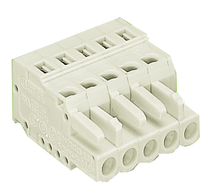 WAGO 0721-0104/0026-0000/RN01-0000 TERMINAL BLOCK PLUGGABLE, 4 POSITION, 28-12AWG