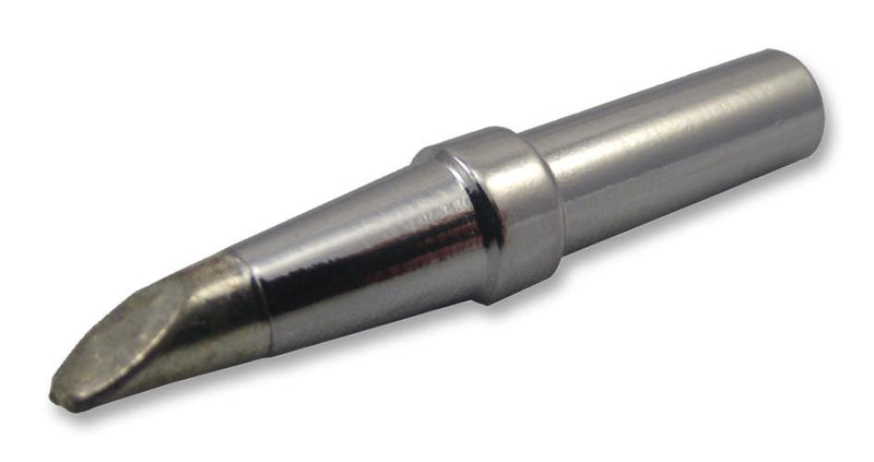 WELLER ET-CC Soldering Iron Tip, Round, Sloped, 3.2 mm