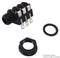 NEUTRIK NMJ3HF-S Phone Audio Connector, 3 Contacts, Socket, 6.35 mm, PCB Mount, Silver Plated Contacts, Plastic Body