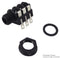 NEUTRIK NMJ3HF-S Phone Audio Connector, 3 Contacts, Socket, 6.35 mm, PCB Mount, Silver Plated Contacts, Plastic Body