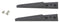 IDEAL-TEK A272CF Tweezer Tip Straight Flat Polyamide Carbon Fibre Reinforced 40 mm Overall Length