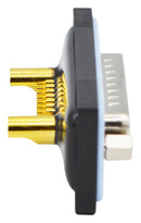 Norcomp CDFS17W2103L411 CDFS17W2103L411 Combination Layout D Sub Connector Nanook CDF Series DB-17W2 Plug 17 Contacts