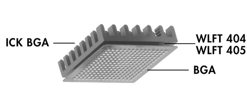 Fischer Elektronik ICK BGA 35X35 Heat Sink For Ball Grid Array 17 &deg;C/W 35 mm 6