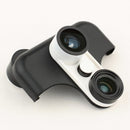 Tanotis - Neewer 4 in 1 front Fisheye lens + Back Fisheye lens + Wide Angle + Macro lens for Samsung Galaxy Note II N7100