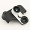 Tanotis - Neewer 4 in 1 front Fisheye lens + Back Fisheye lens + Wide Angle + Macro lens for Samsung Galaxy Note II N7100