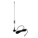 Tanotis - Neewer SMA 10feet/3m 900/1800MHz Suction Cup GSM Antenna for Cars Trucks Boat 7-8dBi 60 in Black