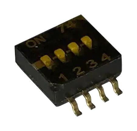 CTS 218-4LPSTR 218-4LPSTR DIP / SIP Switch 4 Circuits Flush Slide Surface Mount Spst 50 V 100 mA