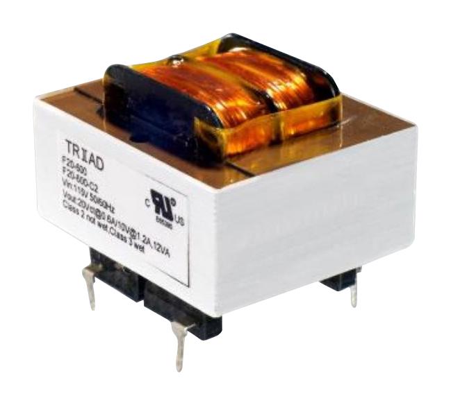 Triad Magnetics F10-250-C2 Power Xfmr 10 Vct @ 250 mA UL/cUL - Class 2 115V Split Pack PCB Mount / 55X4561 New