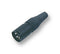 DELTRON COMPONENTS 709-0500 XLR Audio Connector, 5 Contacts, Plug, Cable Mount, Silver Plated Contacts, Metal Body