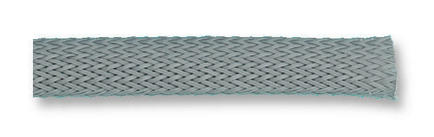 PRO POWER PET30GY10MR Sleeving, Expandable, Braided, 10 m, 32.8 ft, 40 mm, PE (Polyester), Grey