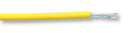 BRAND REX SPC00441A006 25M Yellow PTFE 7 / 0.12 Type A Cable 28 AWG 25m