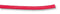 HELLERMANNTYTON SBS2 RED Sleeving, Braided, 25 m, 82 ft, 2 mm, Fibreglass / PU (Polyurethane), Red