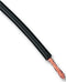 STAUBLI 60.7190-21 Wire, Flexiplast, TPE, Black, 17 AWG, 1 mm&sup2;, 82 ft, 25 m