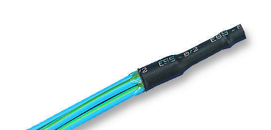 RAYCHEM - TE CONNECTIVITY ES-CAP-NO.2-B9-0-30MM Heat Shrink Boot, Moulded ES-Cap, End Cap, 0.291 ", 7.4 mm, Black, 1.18 ", 30 mm