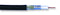BELDEN 1694A Coaxial Cable, Brilliance&reg;, Black, 18 AWG, Solid
