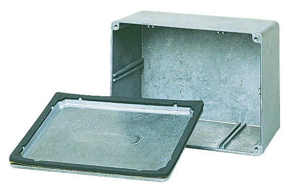 DELTRON ENCLOSURES 460-0140 Metallic Enclosure, Box, Diecast, IP66, EMI/RFI Box, 26 mm, 55 mm, 80 mm, Aluminium, Unfinished