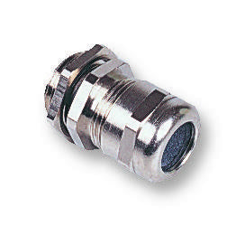 JACOB 50.007-F Cable Gland, 3 mm, 6.5 mm, PG7, Brass, Metallic - Nickel Finish