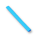 PRO POWER 15087 Heat Shrink Tubing, Halogen Free Normal Wall, 38.1 mm, 1.499 ", 2:1, Blue, 16.4 ft, 5 m