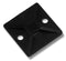 HELLERMANNTYTON MB4A-BLK(50 PACK) Cable Tie Mount, 4 mm, Adhesive, Screw, Nylon 6.6 (Polyamide 6.6), Black