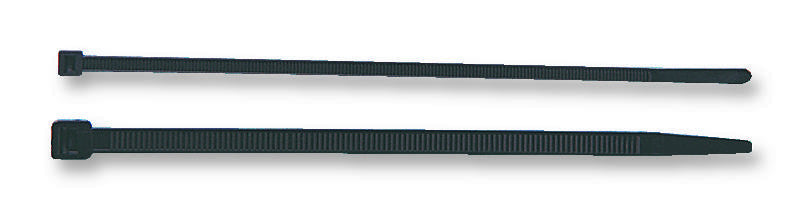 THOMAS & BETTS TY125-40X-100 Cable Tie, Nylon 6.6 (Polyamide 6.6), Black, 141 mm, 3.5 mm, 32 mm